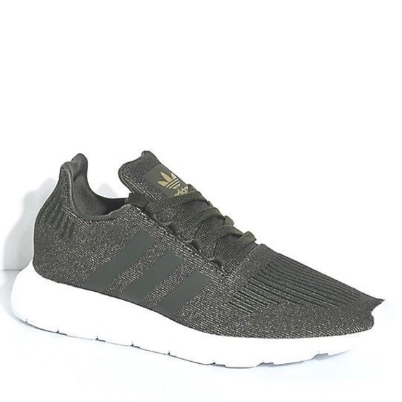 adidas Other - Adidas Swift Run Night Cargo Green & White Shoes